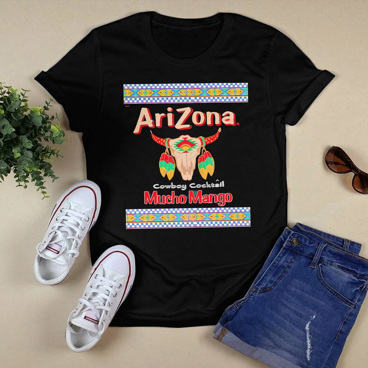 Arizona Mucho Mango Cowboy Cocktail Shirt Arizona Mucho Mango Cowboy Cocktail Shirt