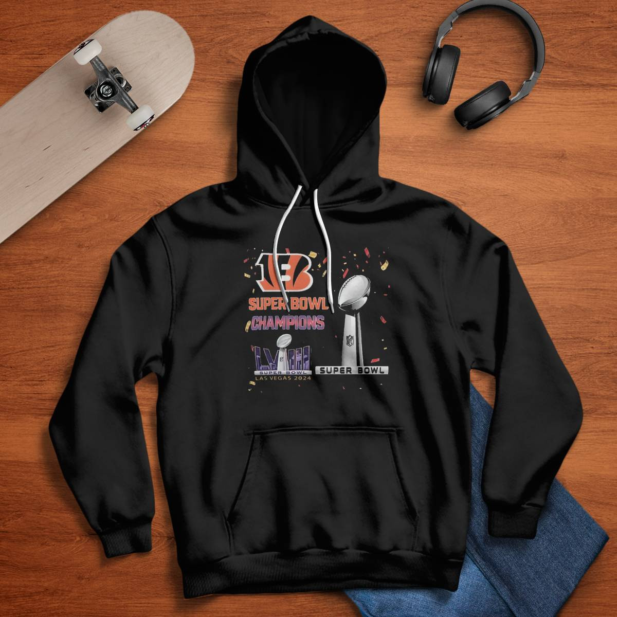 Bengals Super Bowl Champions LVIII Las Vegas 2024 Shirt Bengals Super Bowl Champions LVIII Las Vegas 2024 Shirt