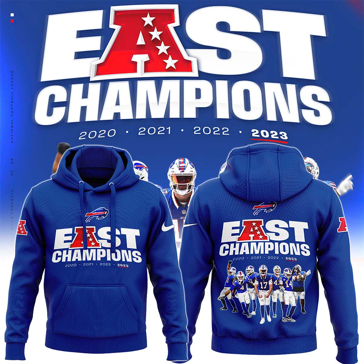 Bills AFC East Champions 2203 Hoodie Bills AFC East Champions 2203 Hoodie