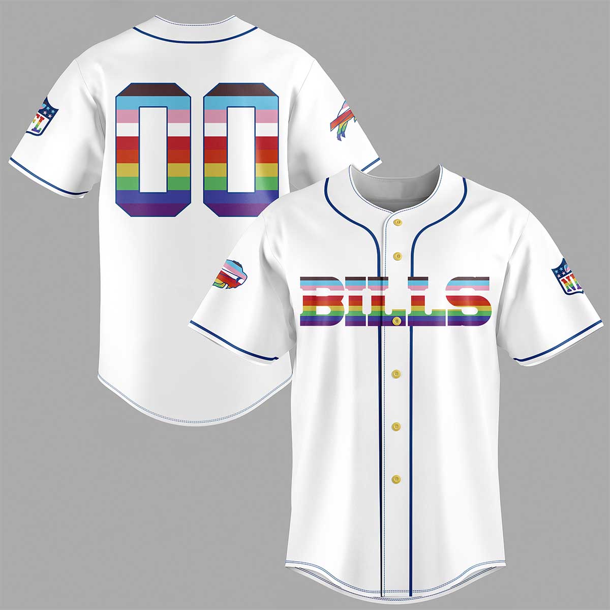 Bills LGBT Custom Jersey Bills LGBT Custom Jersey