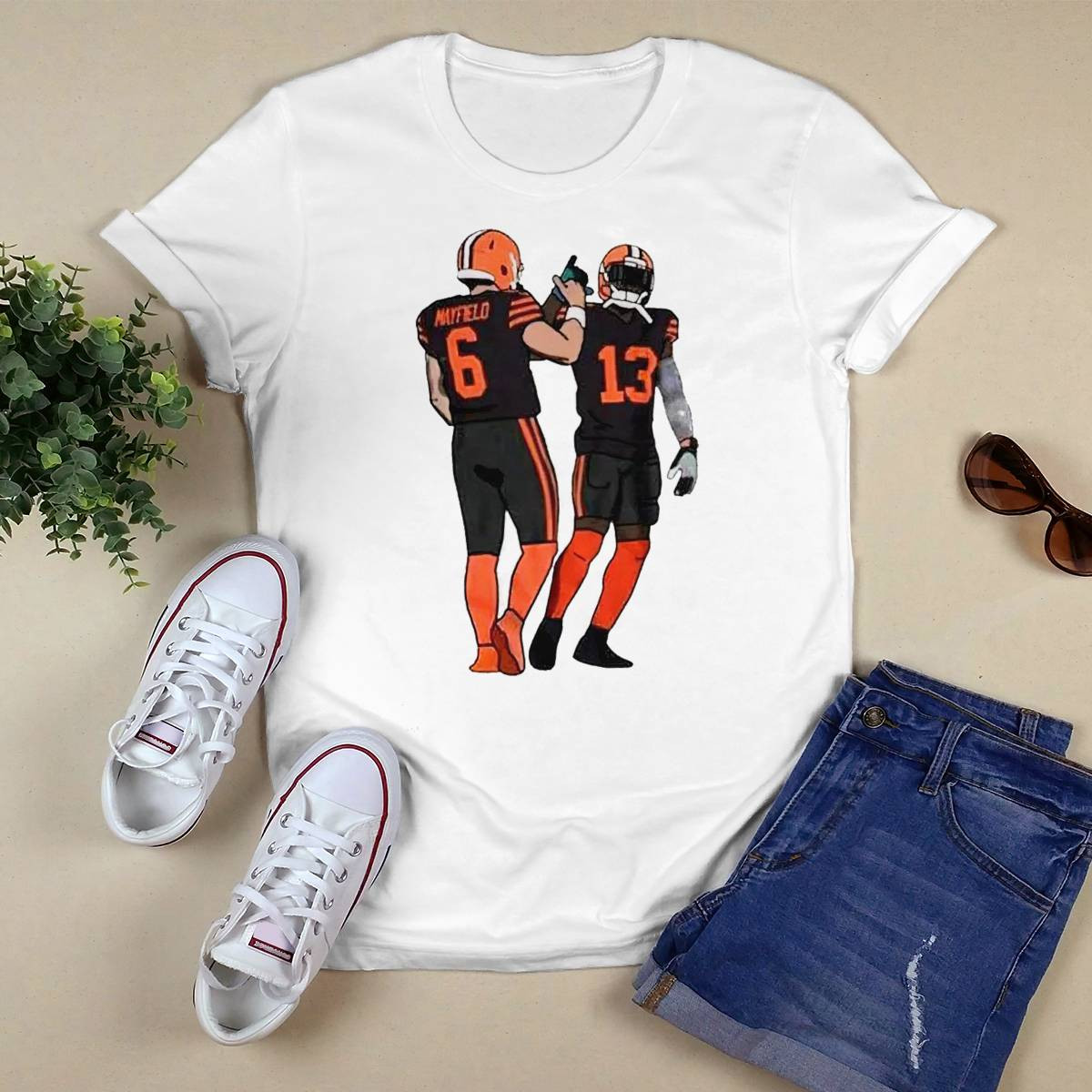 Browns Baker Mayfield And Odell Beckham Jr Shirt Browns Baker Mayfield And Odell Beckham Jr Shirt