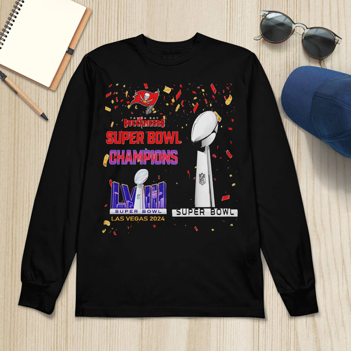 Buccaneers Super Bowl Champions LVIII Las Vegas 2024 Shirt Buccaneers Super Bowl Champions LVIII Las Vegas 2024 Shirt