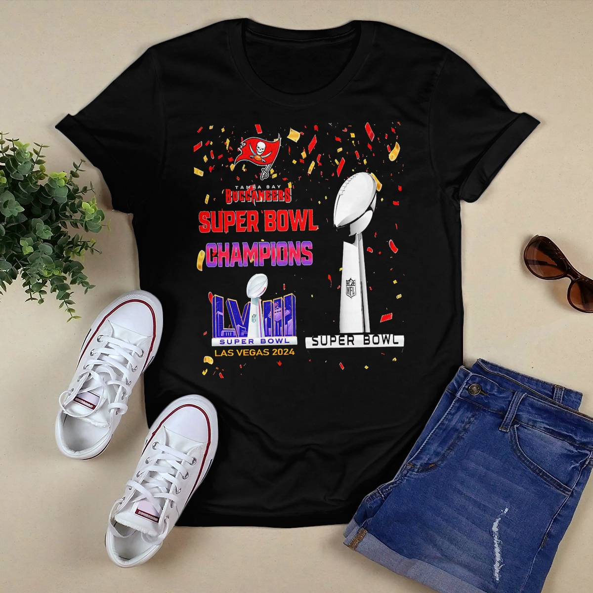 Buccaneers Super Bowl Champions LVIII Las Vegas 2024 Shirt Buccaneers Super Bowl Champions LVIII Las Vegas 2024 Shirt