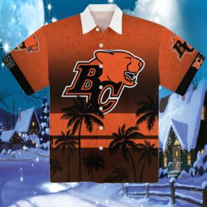 BC Lions Tropical Tree Hawaiian Shirt BC Lions Tropical Tree Hawaiian Shirt