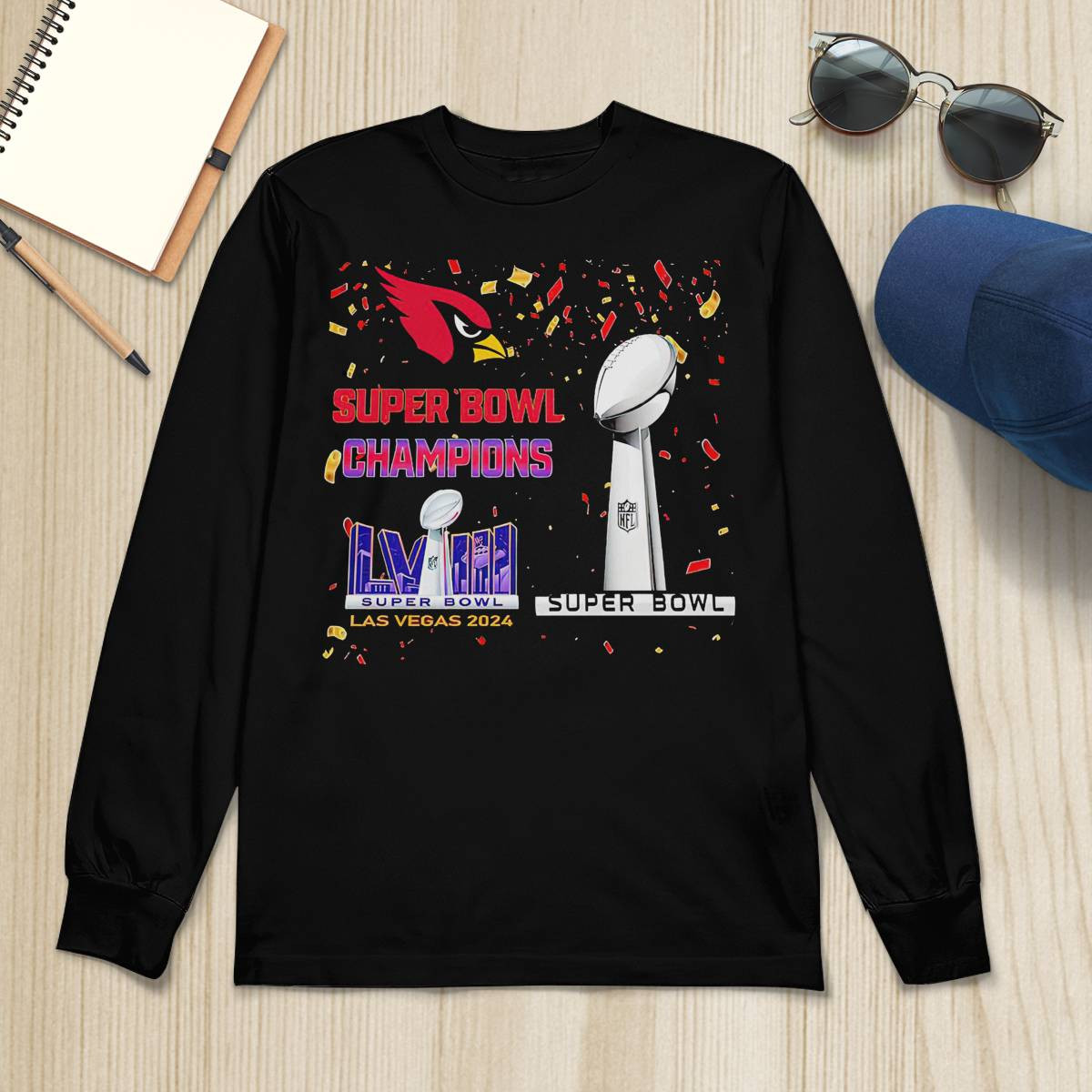 Cardinal Super Bowl Champions LVIII Las Vegas 2024 shirt Cardinal Super Bowl Champions LVIII Las Vegas 2024 shirt