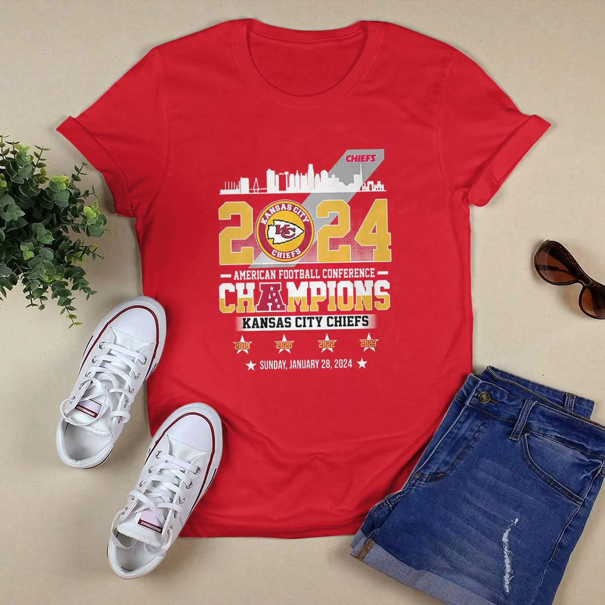 Chiefs 2024 American Football Conference Champions Shirt Chiefs 2024 American Football Conference Champions Shirt