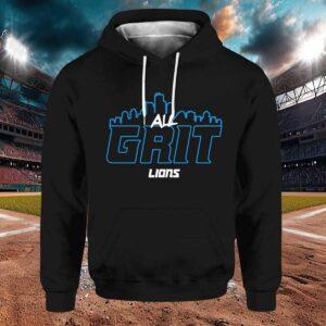 Coach Dan Campbell Grit Lion Hoodie Coach Dan Campbell Grit Lion Hoodie