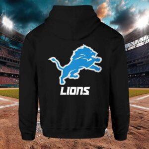 Coach Dan Campbell Grit Lion Hoodie1