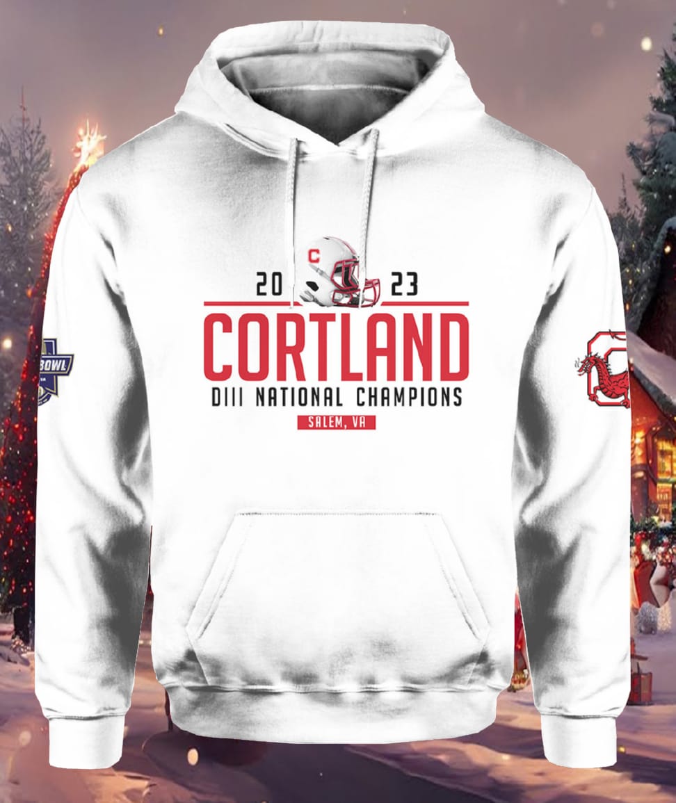 Cortland Football National Champions 2023 Hoodie Cortland Football National Champions 2023 Hoodie