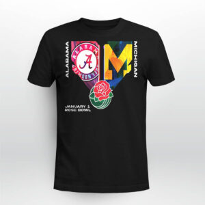 Crimson Tide Vs Wolverines College Football Playoff January 1 2024 Rose Bowl Shirt Crimson Tide Vs Wolverines College Football Playoff January 1 2024 Rose Bowl Shirt