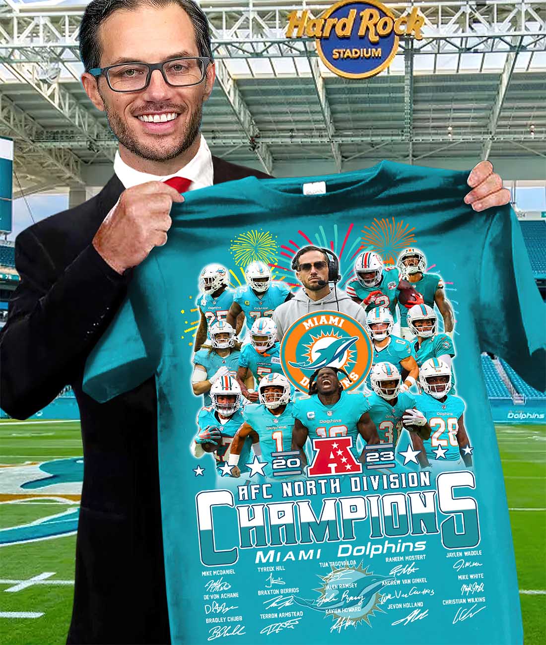 Dolphins AFC North Division Champions 2023 Shirt Dolphins AFC North Division Champions 2023 Shirt