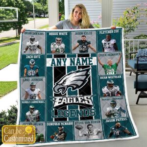 Eagles Legends Characters Custom Name Blanket Eagles Legends Characters Custom Name Blanket