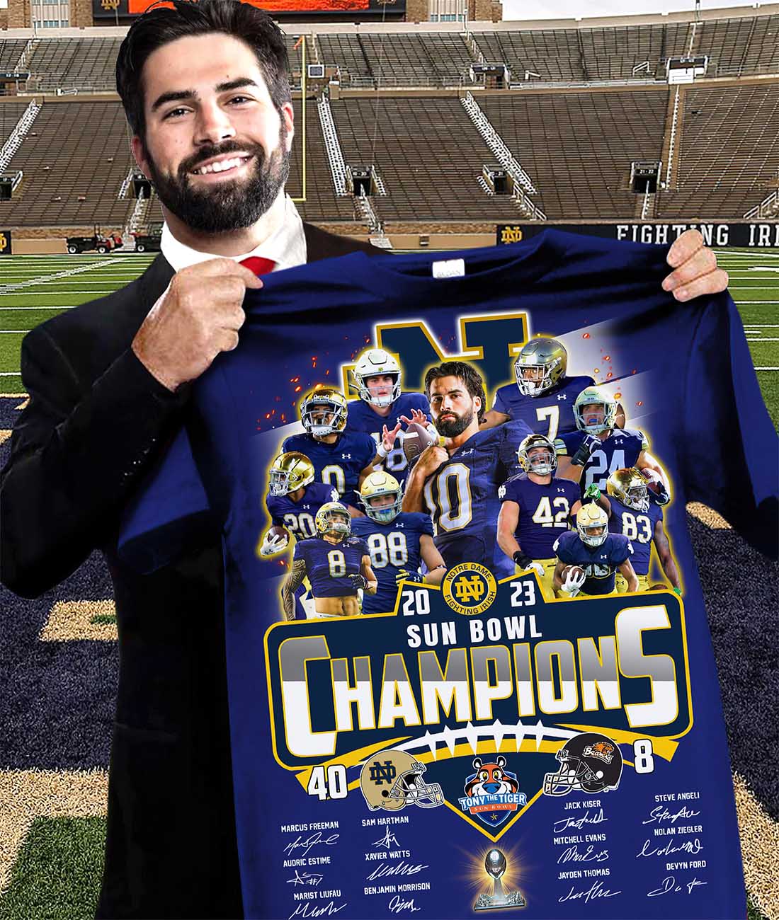 Fighting Irish Sun Bowl Champions 2023 Shirt Fighting Irish Sun Bowl Champions 2023 Shirt