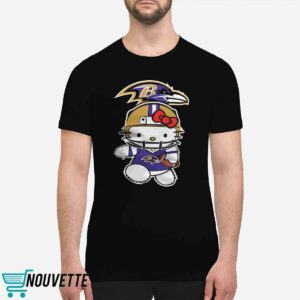 Hello Kitty Baltimore Ravens Shirt Hello Kitty Baltimore Ravens Shirt