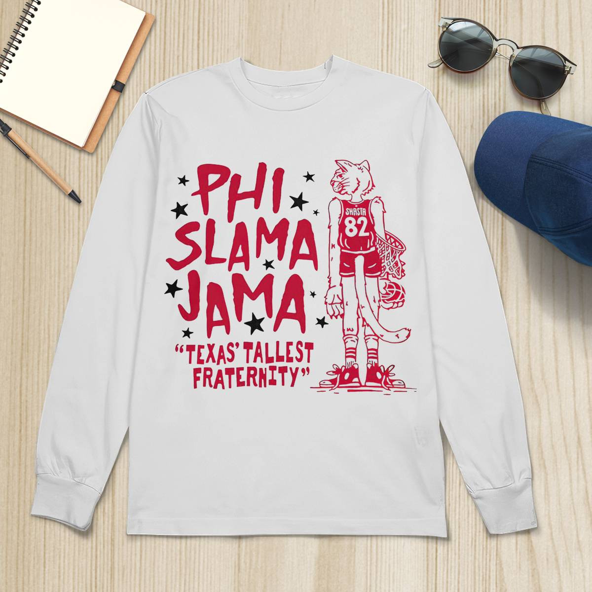 Cougars Phi Slama Jama Texas Tallest Fraternity Shirt Cougars Phi Slama Jama Texas Tallest Fraternity Shirt