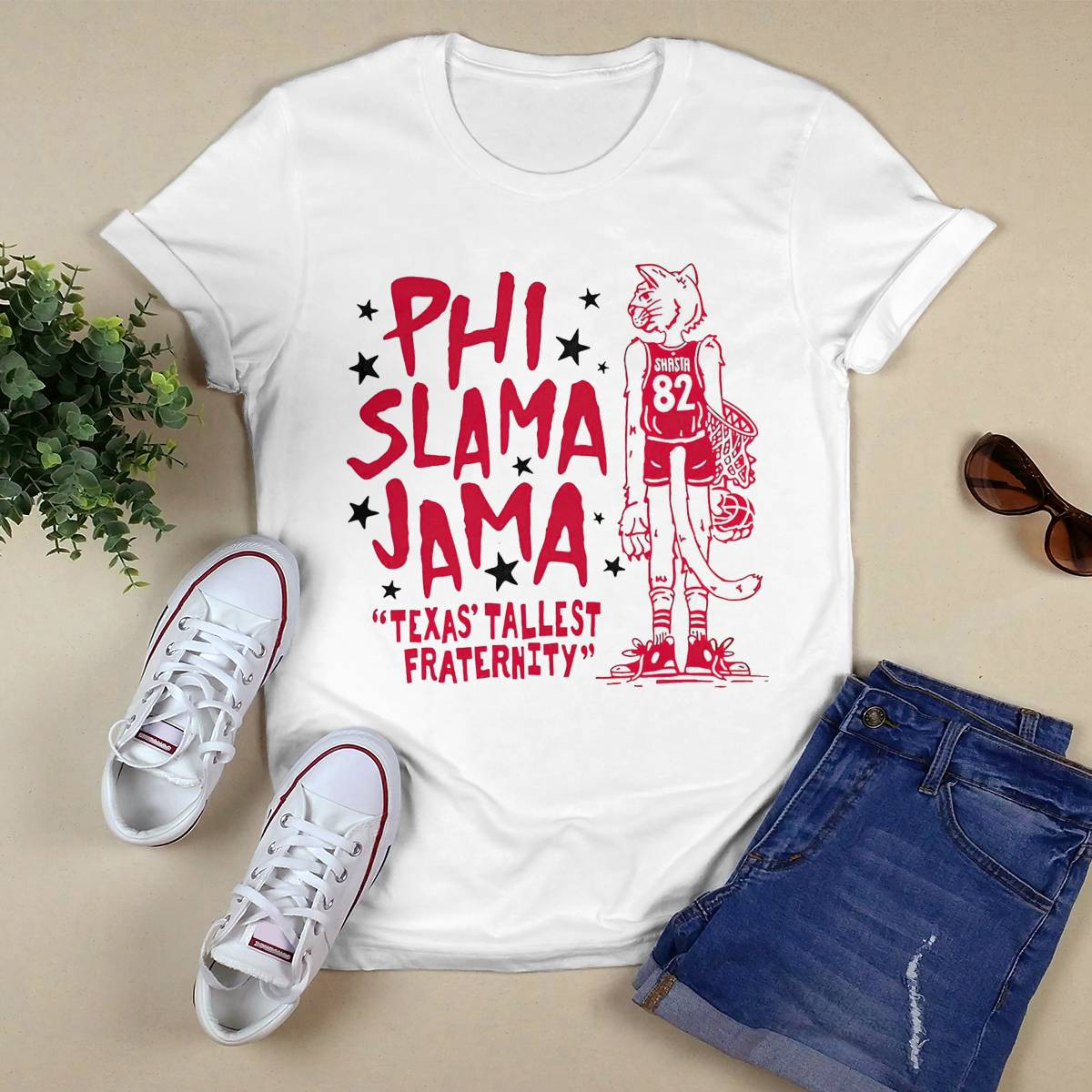 Cougars Phi Slama Jama Texas Tallest Fraternity Shirt Cougars Phi Slama Jama Texas Tallest Fraternity Shirt