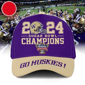 Huskies 2024 Sugar Bowl Champions Hat Huskies 2024 Sugar Bowl Champions Hat