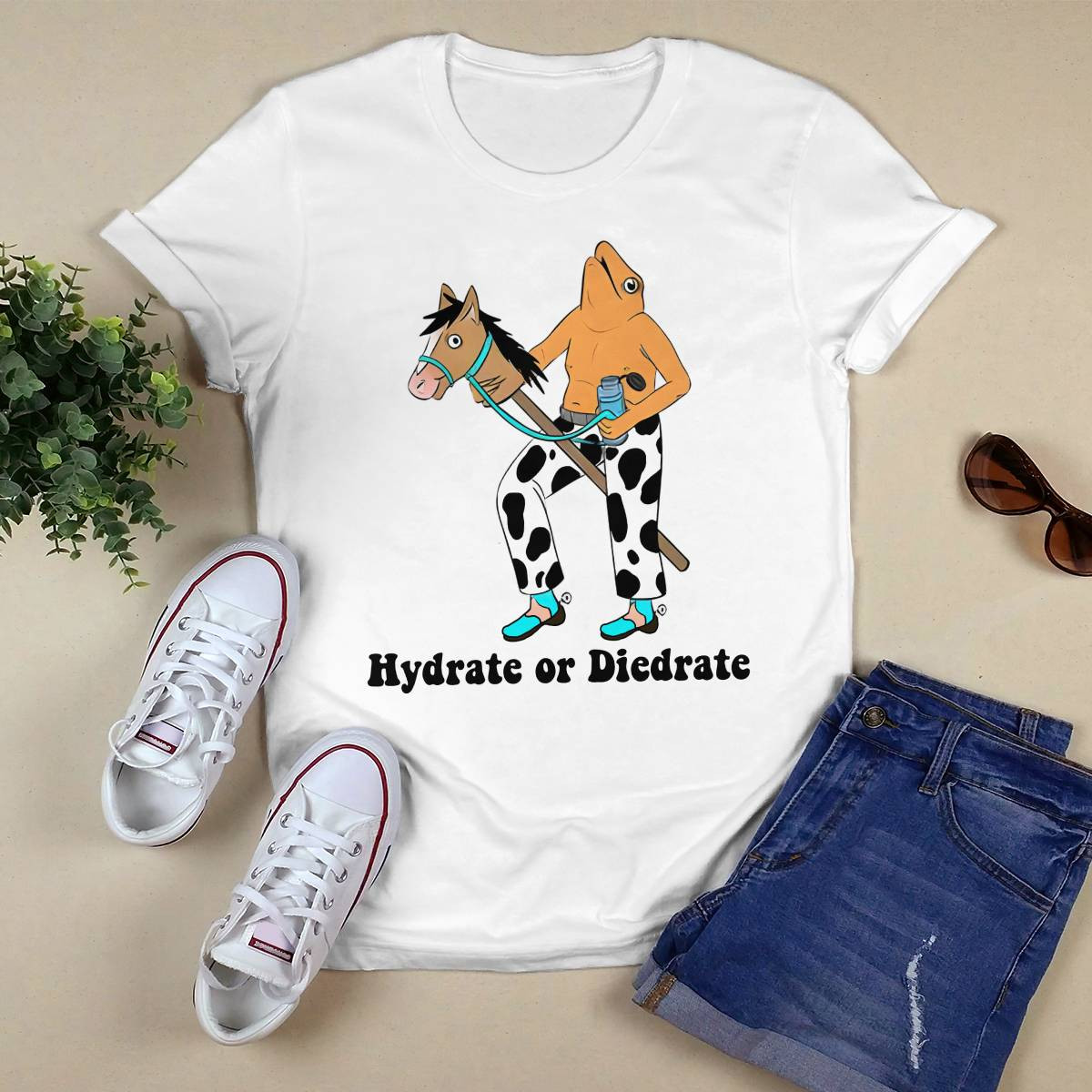 Hydrate Or Diedrate Frog And Horse Shirt Hydrate Or Diedrate Frog And Horse Shirt