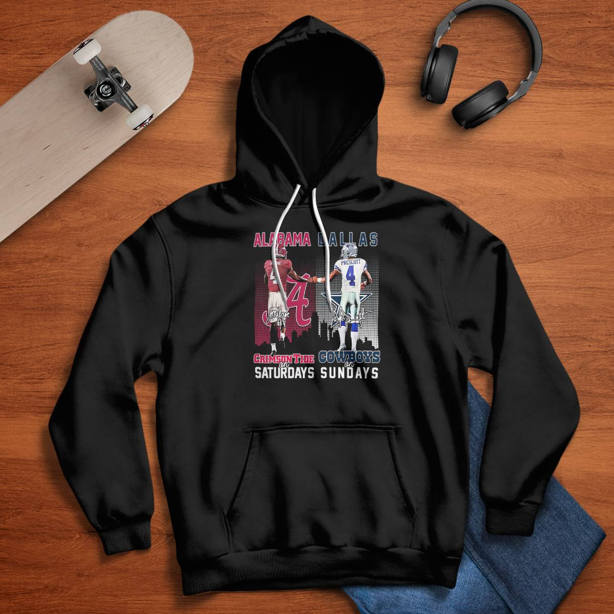 Jalen Milroe Crimson Tide On Saturdays Dak Prescott Cowboys On Sundays Shirt Jalen Milroe Crimson Tide On Saturdays Dak Prescott Cowboys On Sundays Shirt