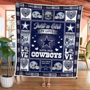 Just A Girl In Love With Her Cowboys Blanket 1 Just A Girl In Love With Her Cowboys Blanket1