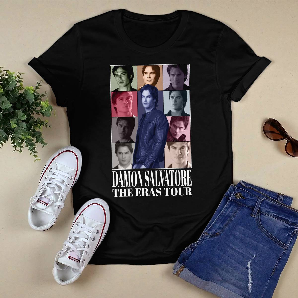 Justin Art Damon Salvatore The Eras Tour Shirt Justin Art Damon Salvatore The Eras Tour Shirt