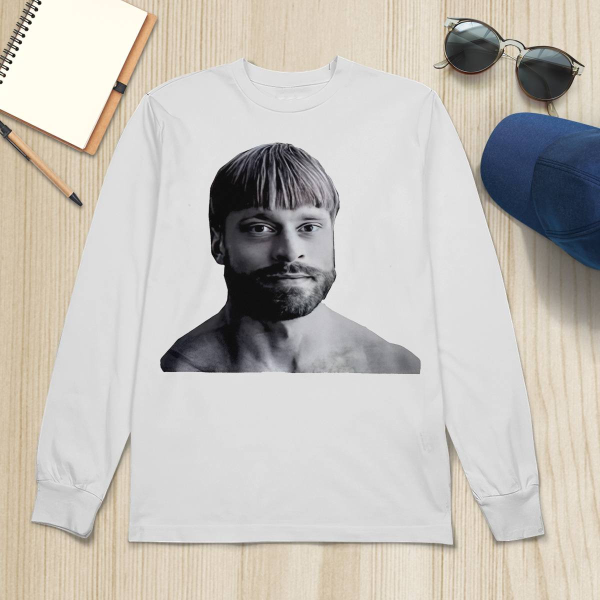 Kraken Adam Larsson With Bowl Cut Hairstyle Funny Shirt Kraken Adam Larsson With Bowl Cut Hairstyle Funny Shirt