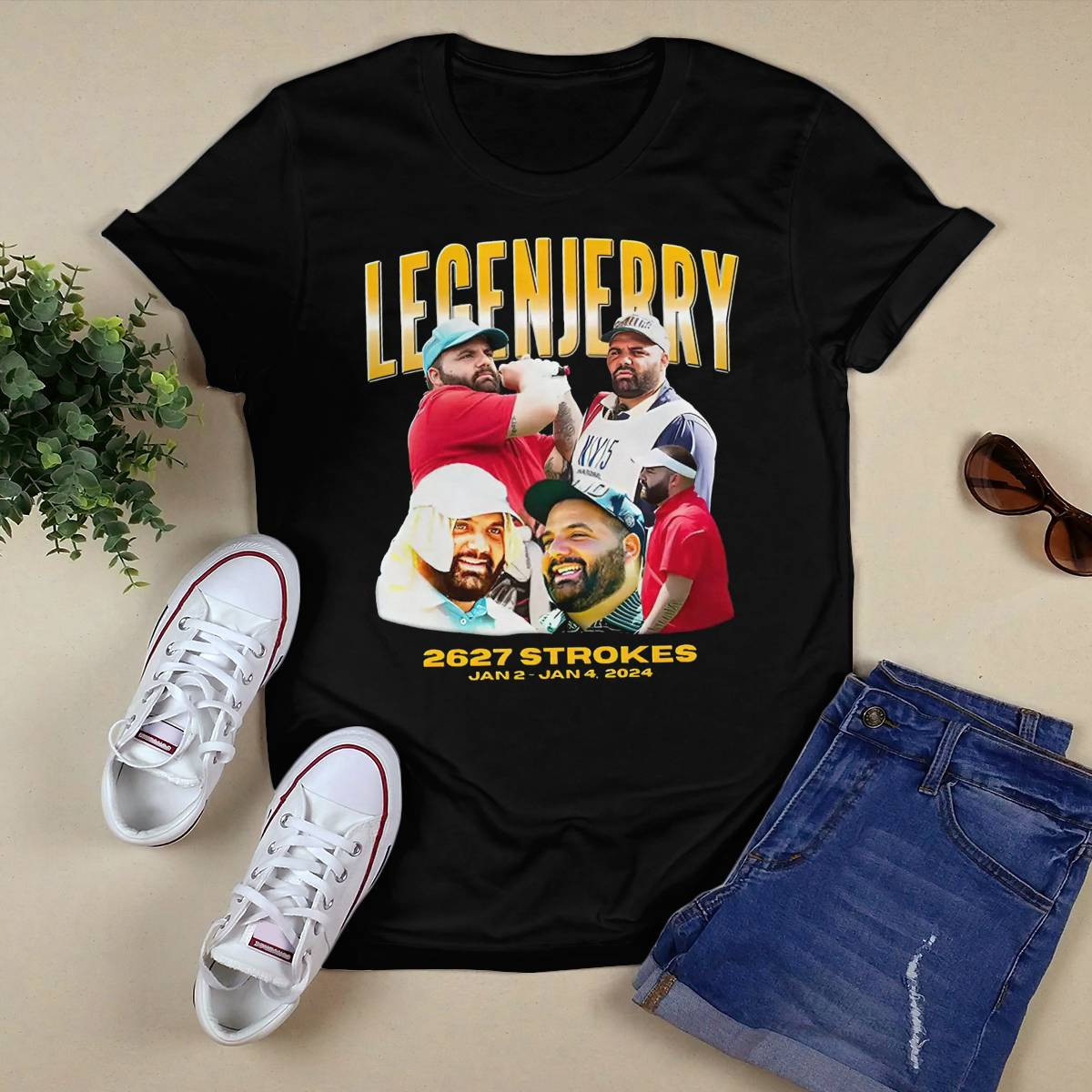 Legenjerry 2627 Strokes 1 Hole in One Shirt Legenjerry 2627 Strokes 1 Hole in One Shirt