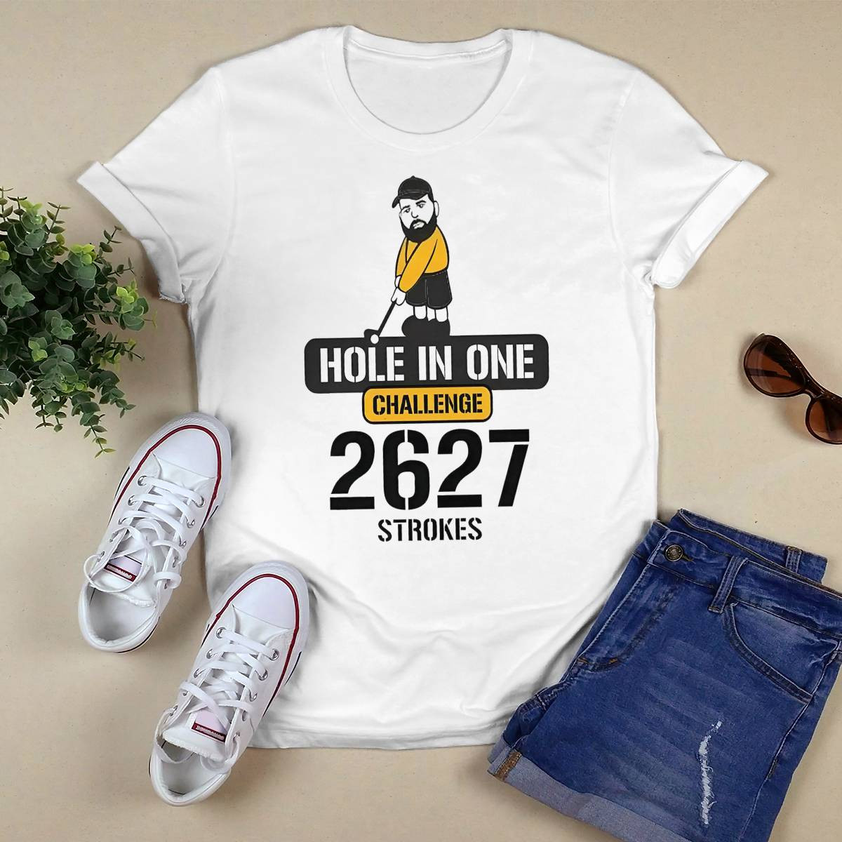 Legenjerry Hole In One Challenge 2627 Strokes Shirt Legenjerry Hole In One Challenge 2627 Strokes Shirt