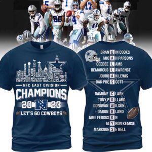 Lets Go Cowboys NFC East Division Champs 2023 Shirt