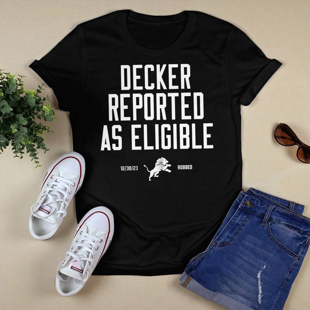 Lions Decker Reported As Eligible Shirt Lions Decker Reported As Eligible Shirt