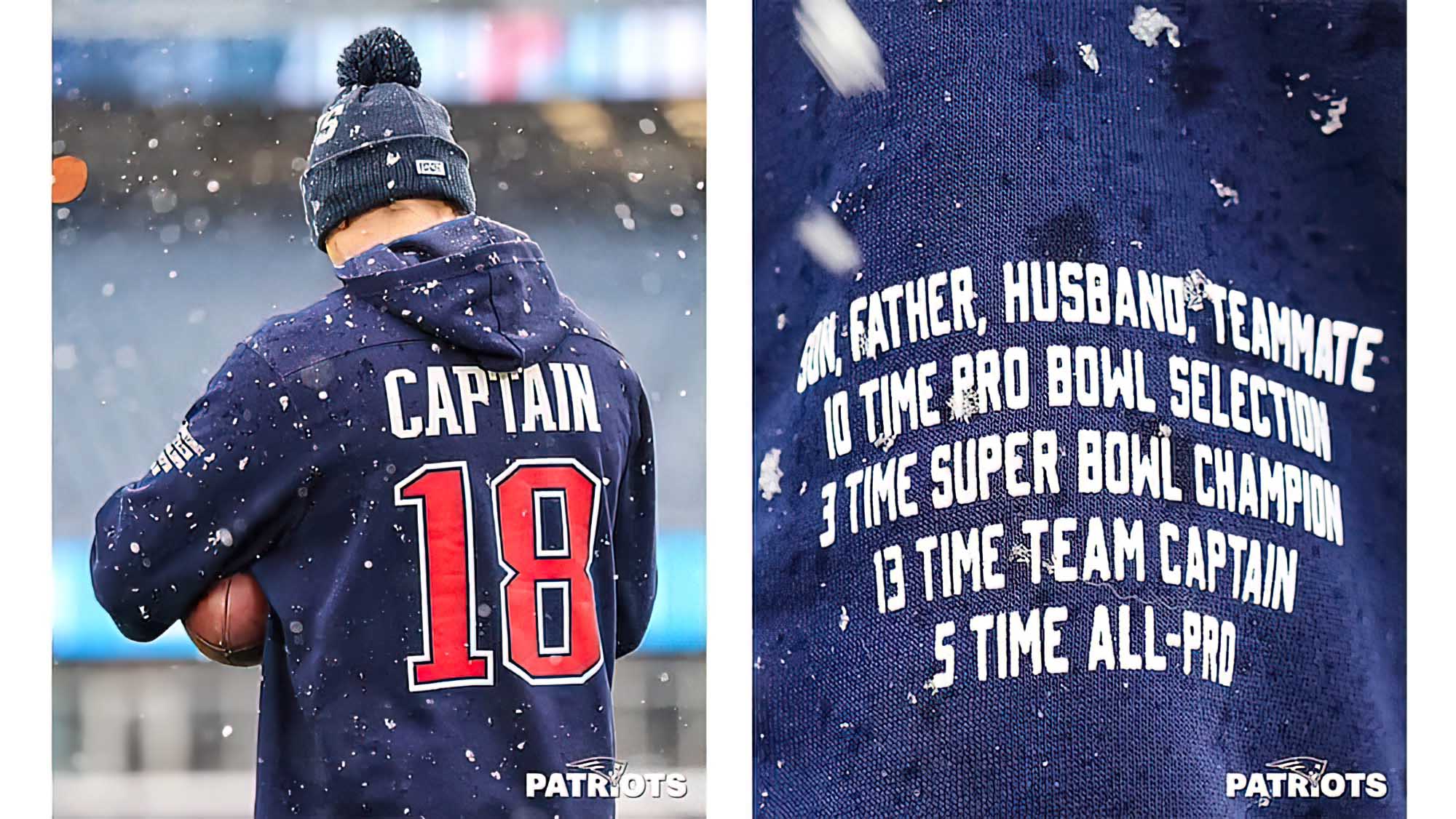 Matthew Slater Patriots Captain Hoodie Matthew Slater Patriots Captain Hoodie