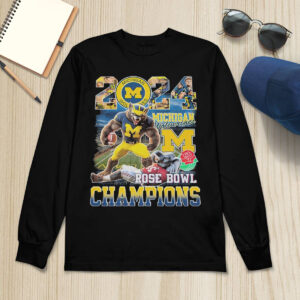 Michigan Beat Alabama 2024 Rose Bowl Champions Shirt