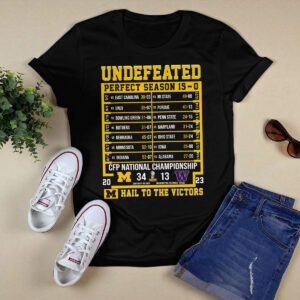 Michigan Business Is Finished 2023 National Champions Undefeated Perfect Season 15 0 Shirt3