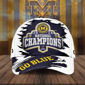 Michigan Wolverines Football 2024 National Champions Go Blue Cap