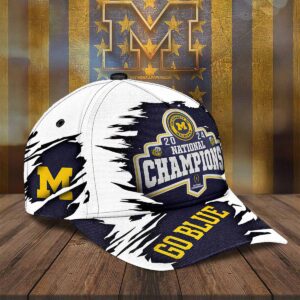 Michigan Wolverines Football 2024 National Champions Go Blue Cap