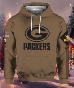 Packers Salute To Service Veterans Day Brown Hoodie Packers Salute To Service Veterans Day Brown Hoodie