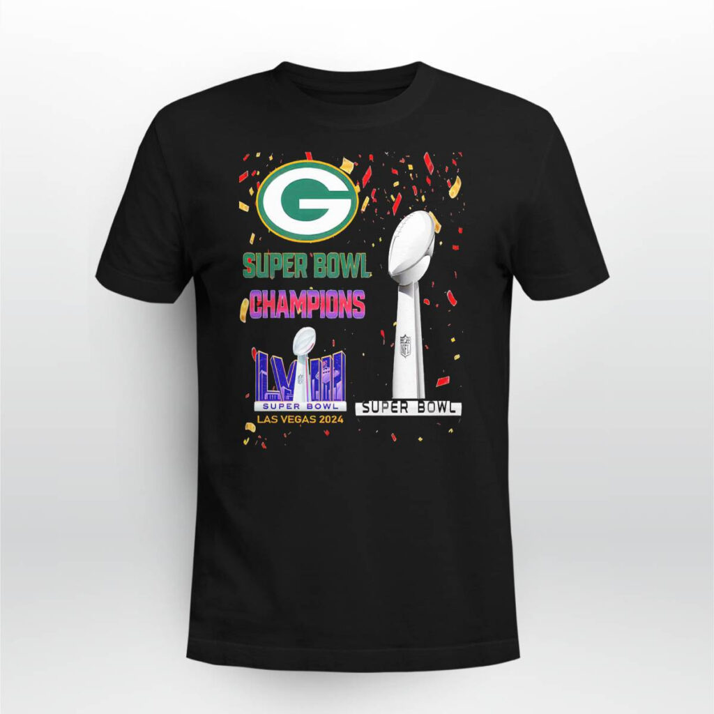 Packers Super Bowl Champions LVIII Las Vegas 2024 Shirt
