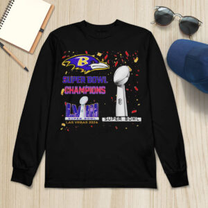 Ravens Super Bowl Champions LVIII Las Vegas 2024 Shirt