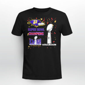 Ravens Super Bowl Champions LVIII Las Vegas 2024 Shirt