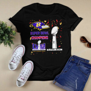 Ravens Super Bowl Champions LVIII Las Vegas 2024 Shirt