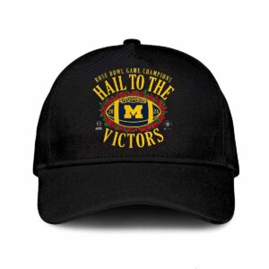 Rose Bowl Game Champions Hall To The Wolverines Playoff 2024 Hat Rose Bowl Game Champions Hall To The Wolverines Playoff 2024 Hat