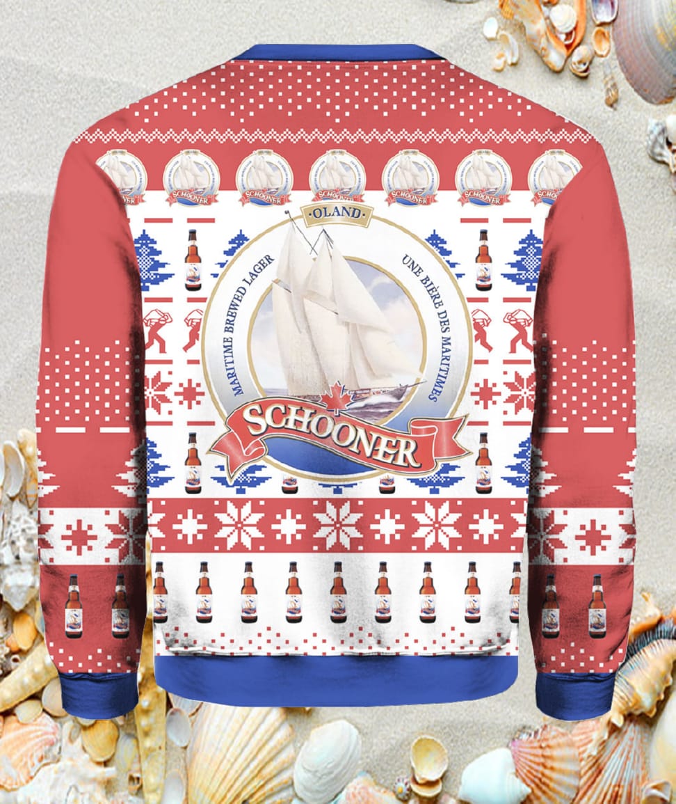 Schooner Beer Ugly Christmas Sweater Schooner Beer Ugly Christmas Sweater