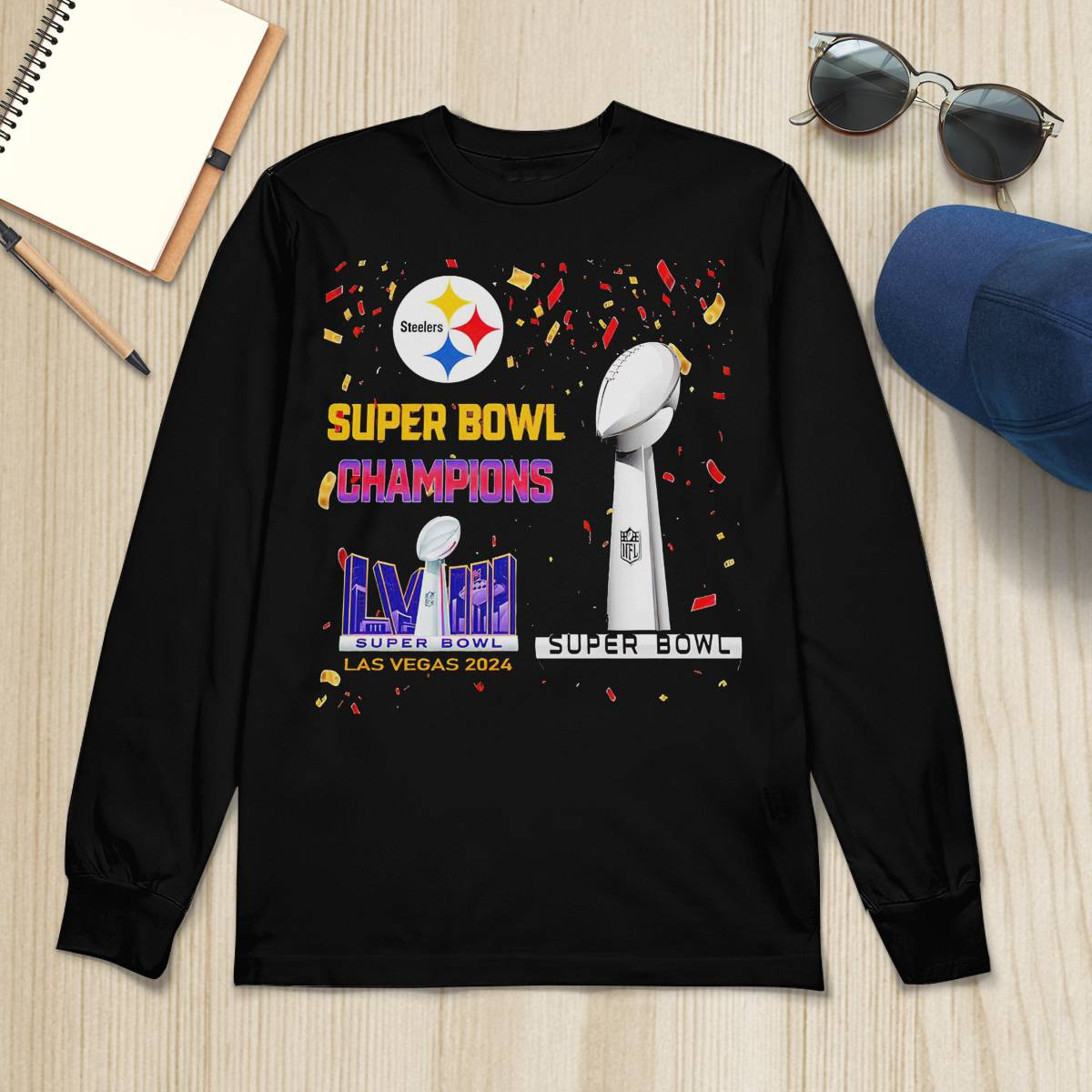 Steelers Super Bowl Champions LVIII Las Vegas 2024 Shirt Steelers Super Bowl Champions LVIII Las Vegas 2024 Shirt