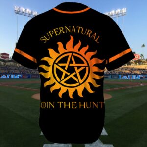 Supernatural Join The Hunt Custom Name Baseball Jersey