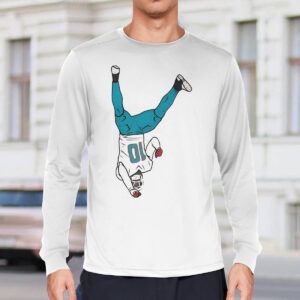 Tyreek Hill Miami Dolphins Football Backflip Shirt 3 Tyreek Hill Miami Dolphins Football Backflip Shirt