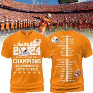 Volunteers Let’s Go Vols Champions 2024 Shirt