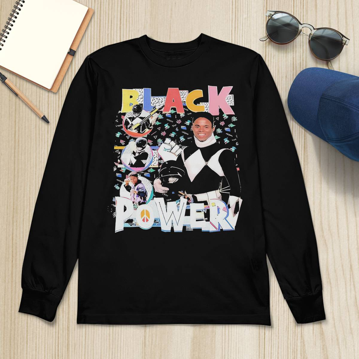 Walter Jones Black Power Ranger Shirt Walter Jones Black Power Ranger Shirt