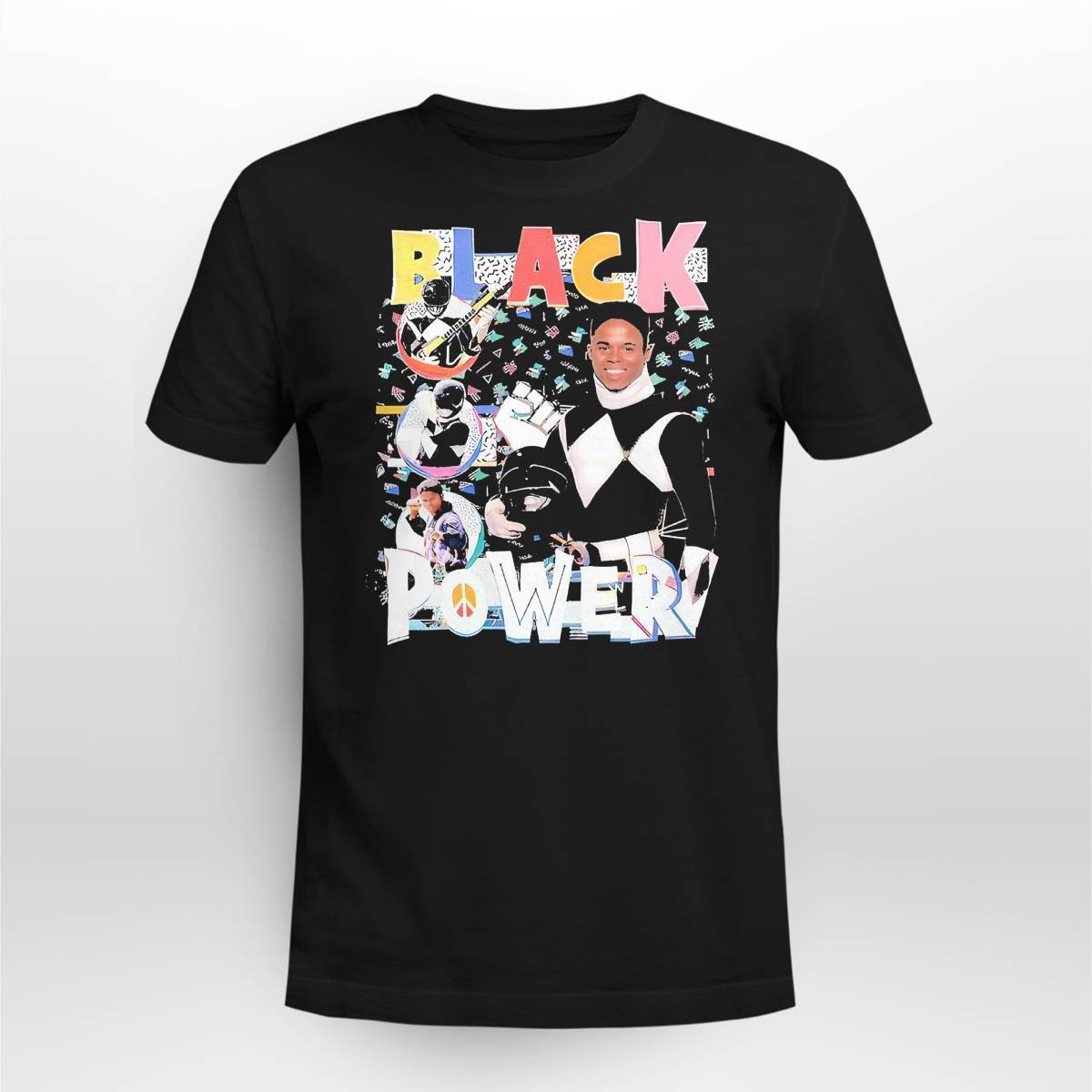 Walter Jones Black Power Ranger Shirt Walter Jones Black Power Ranger Shirt