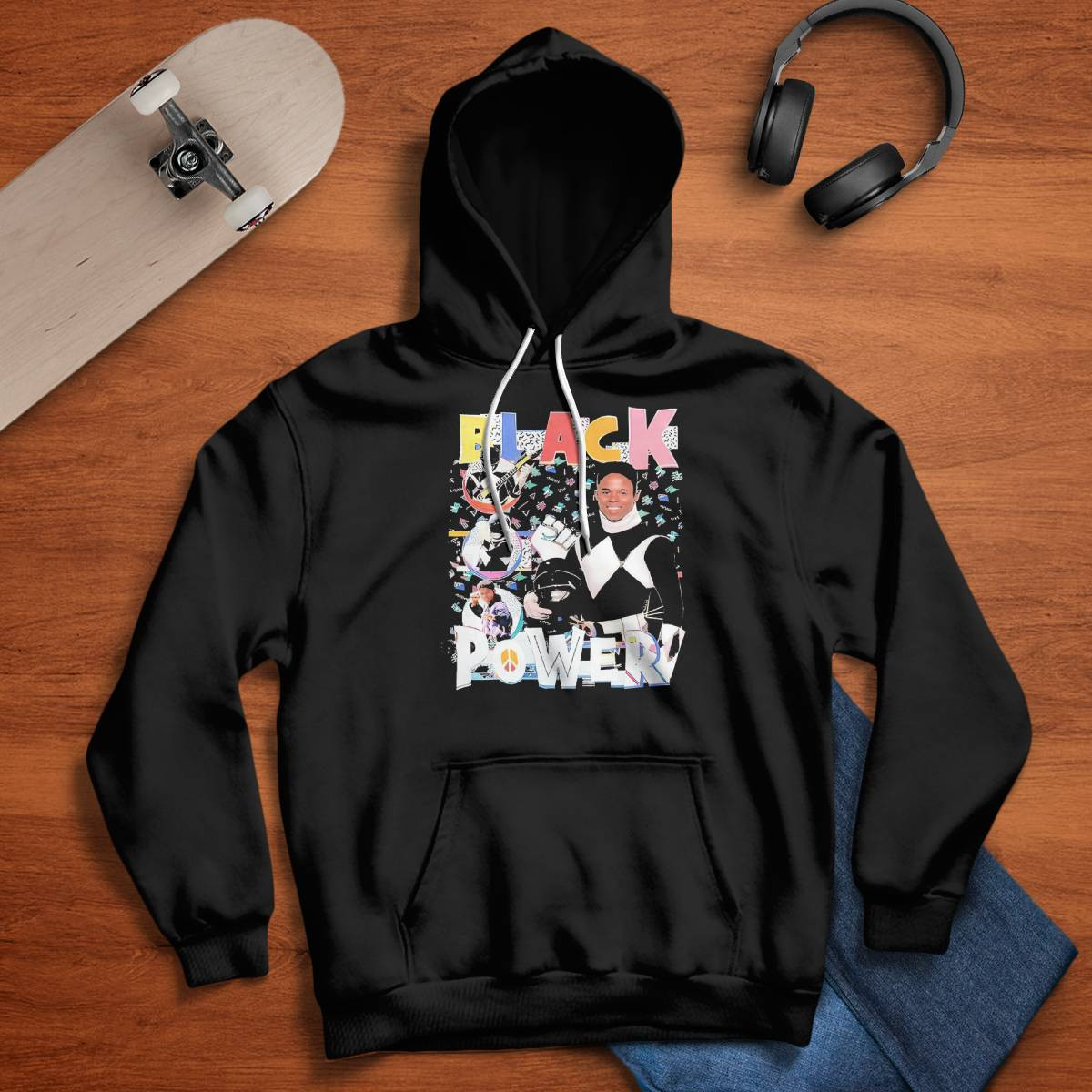 Walter Jones Black Power Ranger Shirt Walter Jones Black Power Ranger Shirt
