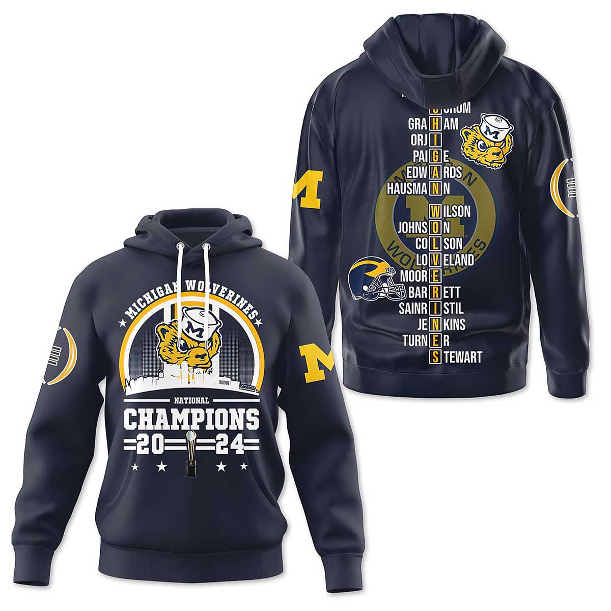 Wolverines 2024 National Champions Hoodie Wolverines 2024 National Champions Hoodie